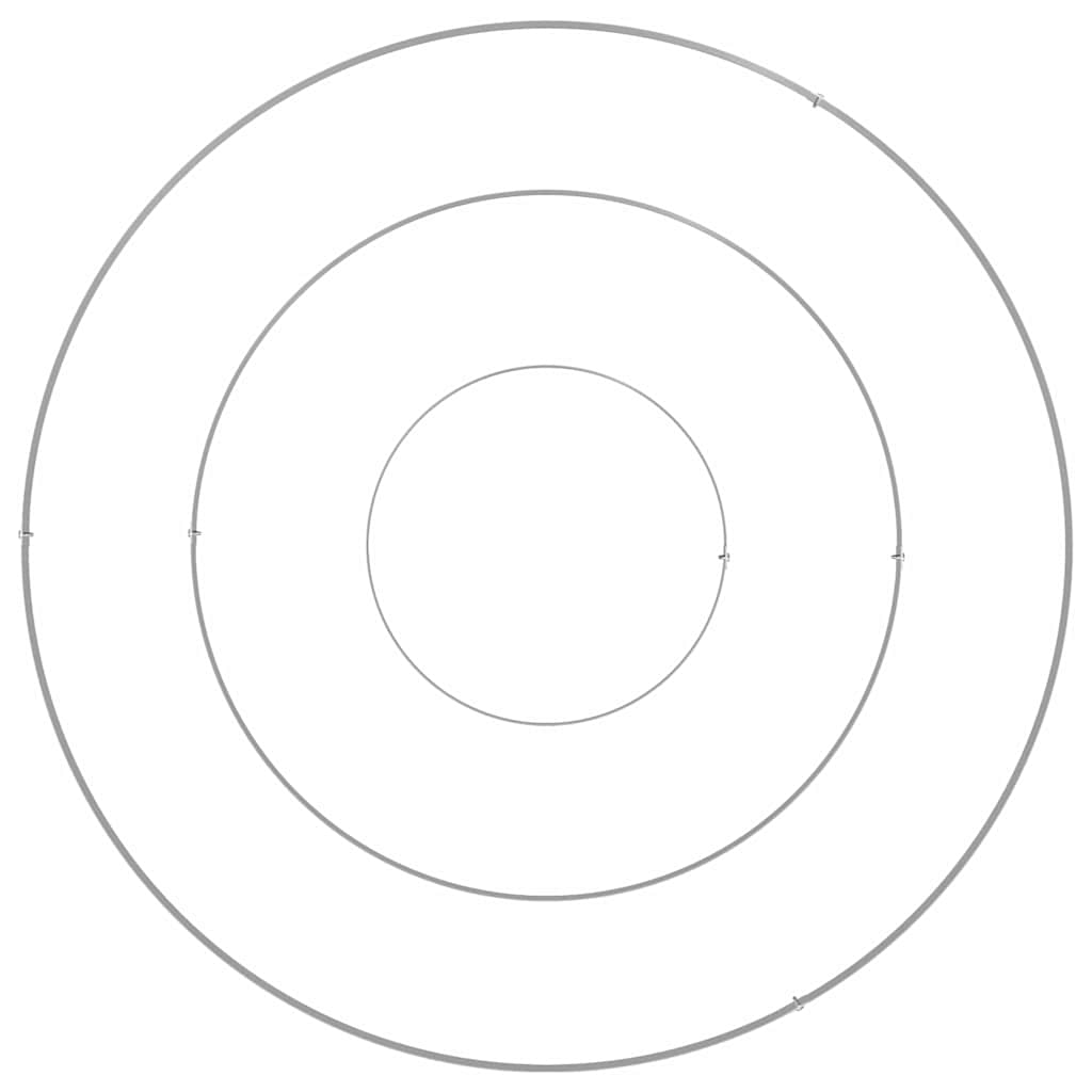 Vaso da giardino-Fioriera da Esterno-Contenitore per Piante Argento 90 x 90 x 20 cm Acciaio inossidabile