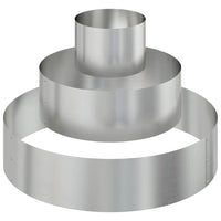 Vaso da giardino-Fioriera da Esterno-Contenitore per Piante Argento 90 x 90 x 20 cm Acciaio zincato