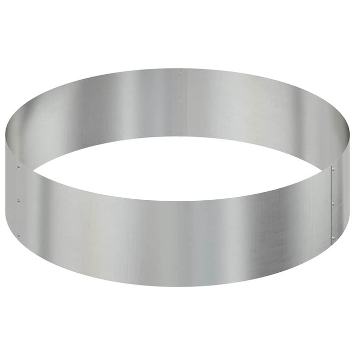 Vaso da giardino Argento 90 x 90 x 20 cm Acciaio zincato 873653