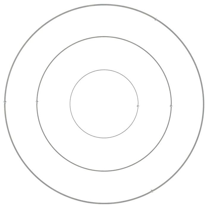 Vaso da giardino-Fioriera da Esterno-Contenitore per Piante Argento 90 x 90 x 20 cm Acciaio zincato