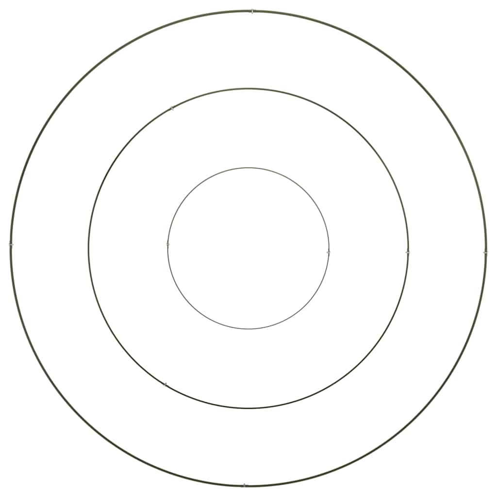 Vaso da giardino Oliver verde 120 x 120 x 20 cm Acciaio 873658