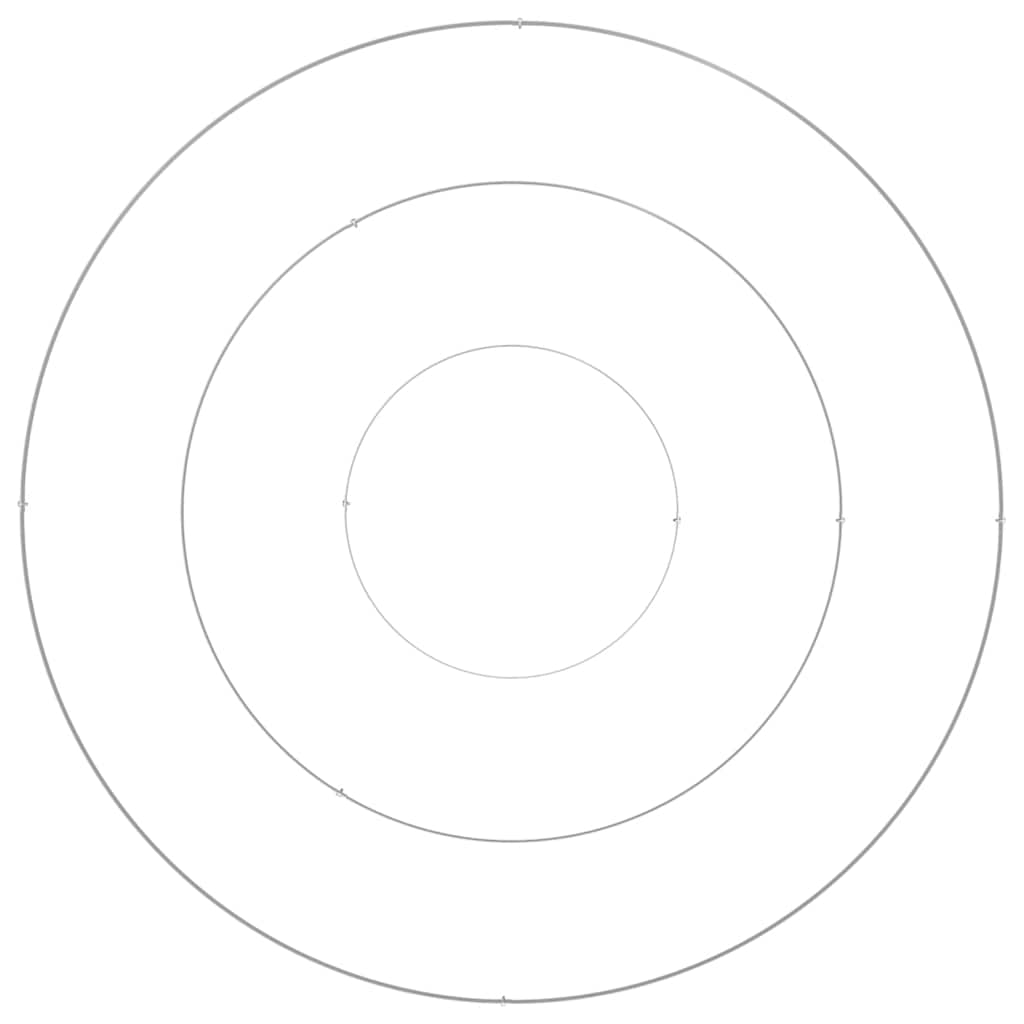 Vaso da giardino-Fioriera da Esterno-Contenitore per Piante Argento 120 x 120 x 20 cm Acciaio inossidabile