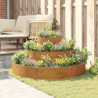 Vaso da giardino Marrone 120 x 120 x 20 cm 873661