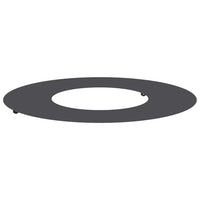 Anello piatto per albero Nero Ø30 / 60 cm Acciaio 873662