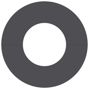 Anello piatto per albero Nero Ø30 / 60 cm Acciaio 873662