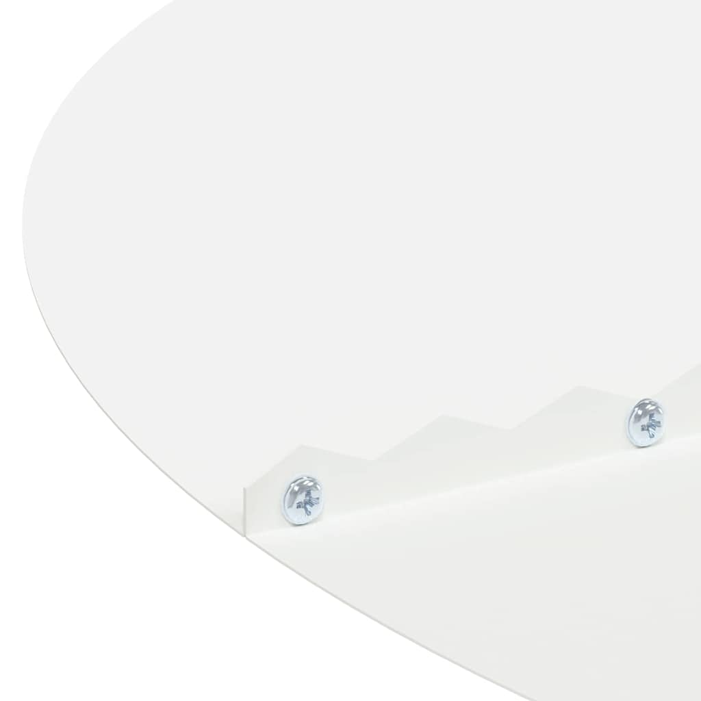 Anello piatto per albero Bianco Ø30 / 60 cm Acciaio 873664