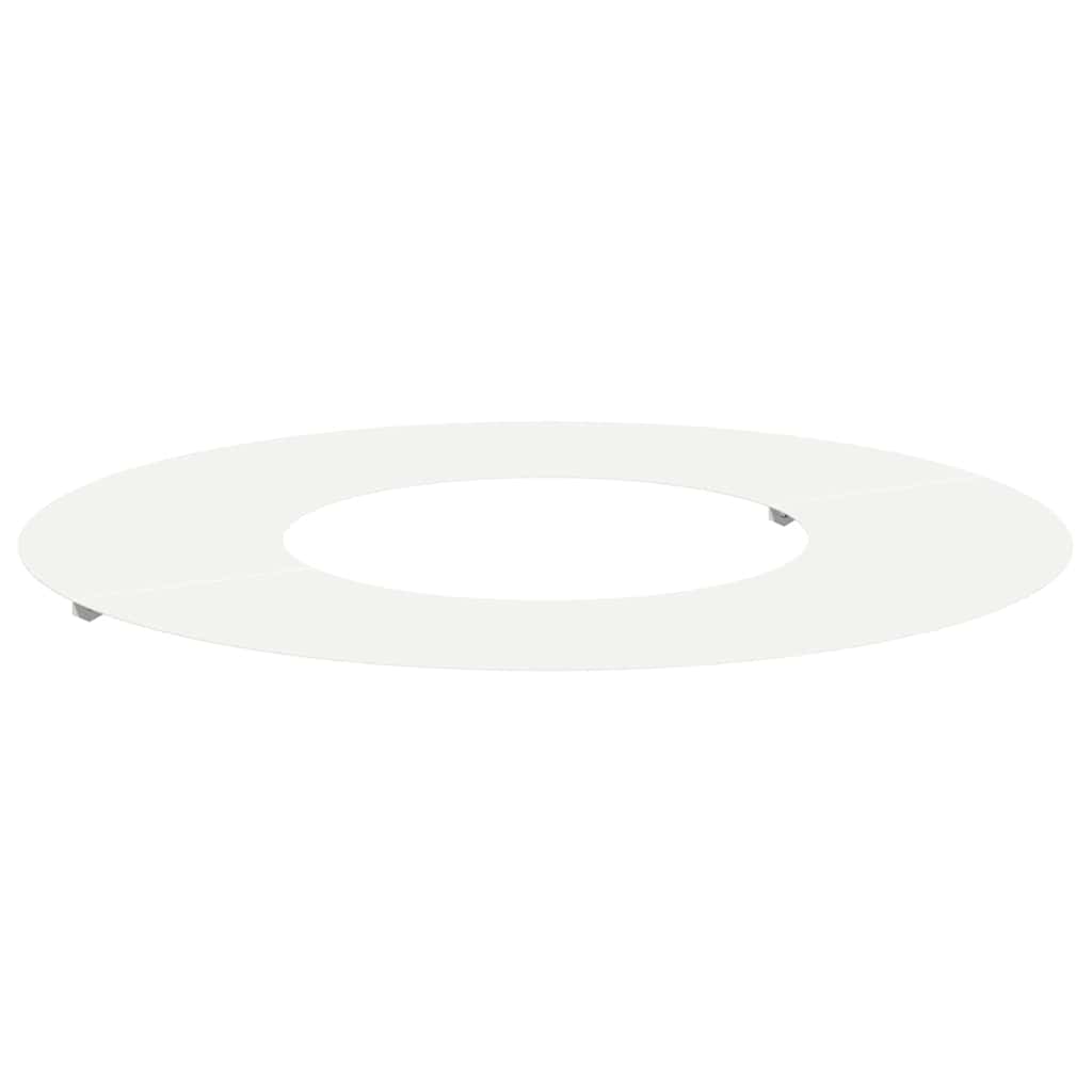 Anello piatto per albero Bianco Ø30 / 60 cm Acciaio 873664