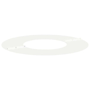 Anello piatto per albero Bianco Ø30 / 60 cm Acciaio 873664