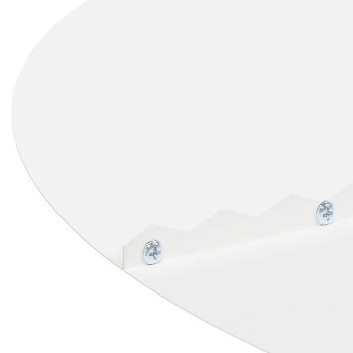 Anelli di Albero Piatto 5 pcs Bianco Ø30 / 60 cm Acciaio 873665