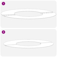 Anelli di Albero Piatto 5 pcs Antracite Ø30 / 60 cm Acciaio 873667