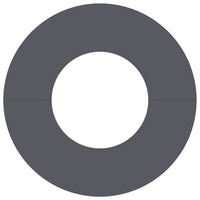 Anelli di Albero Piatto 5 pcs Antracite Ø30 / 60 cm Acciaio 873667