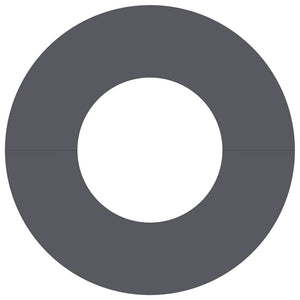 Anelli di Albero Piatto 5 pcs Antracite Ø30 / 60 cm Acciaio 873667