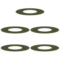 Anelli di Albero Piatto 5 pcs Oliver verde Ø30 / 60 cm Acciaio 873669