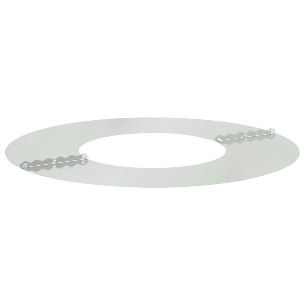 Anelli di Albero Piatto 5 pcs Argento Ø30 / 60 cm Acciaio zincato 873673