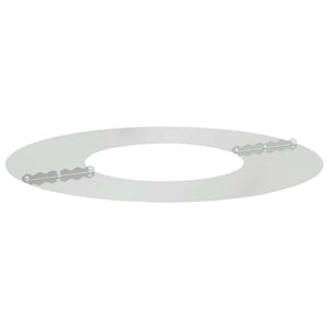 Anelli di Albero Piatto 5 pcs Argento Ø30 / 60 cm Acciaio zincato 873673