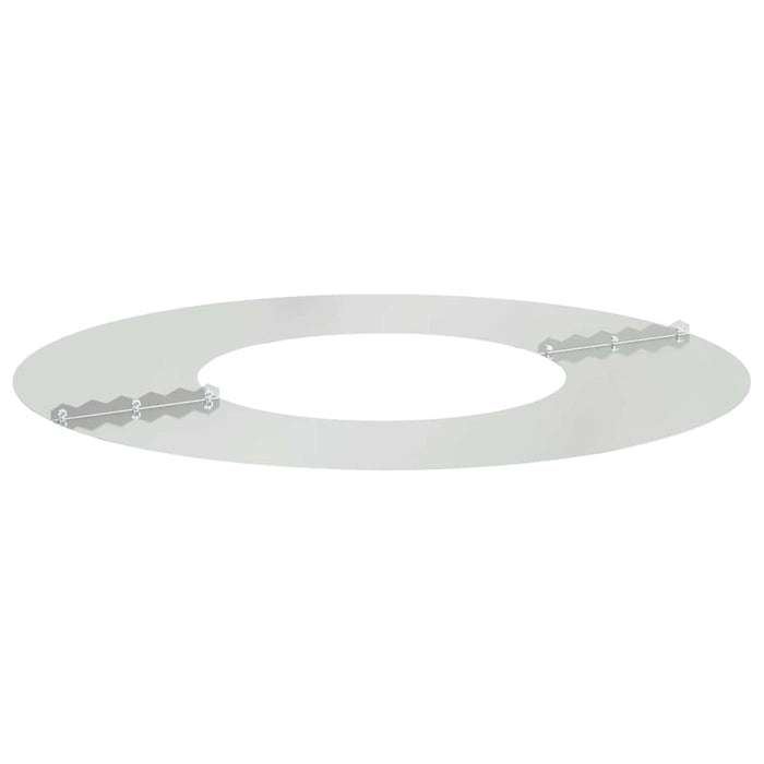 Anelli di Albero Piatto 5 pcs Argento Ø30 / 60 cm Acciaio zincato 873673