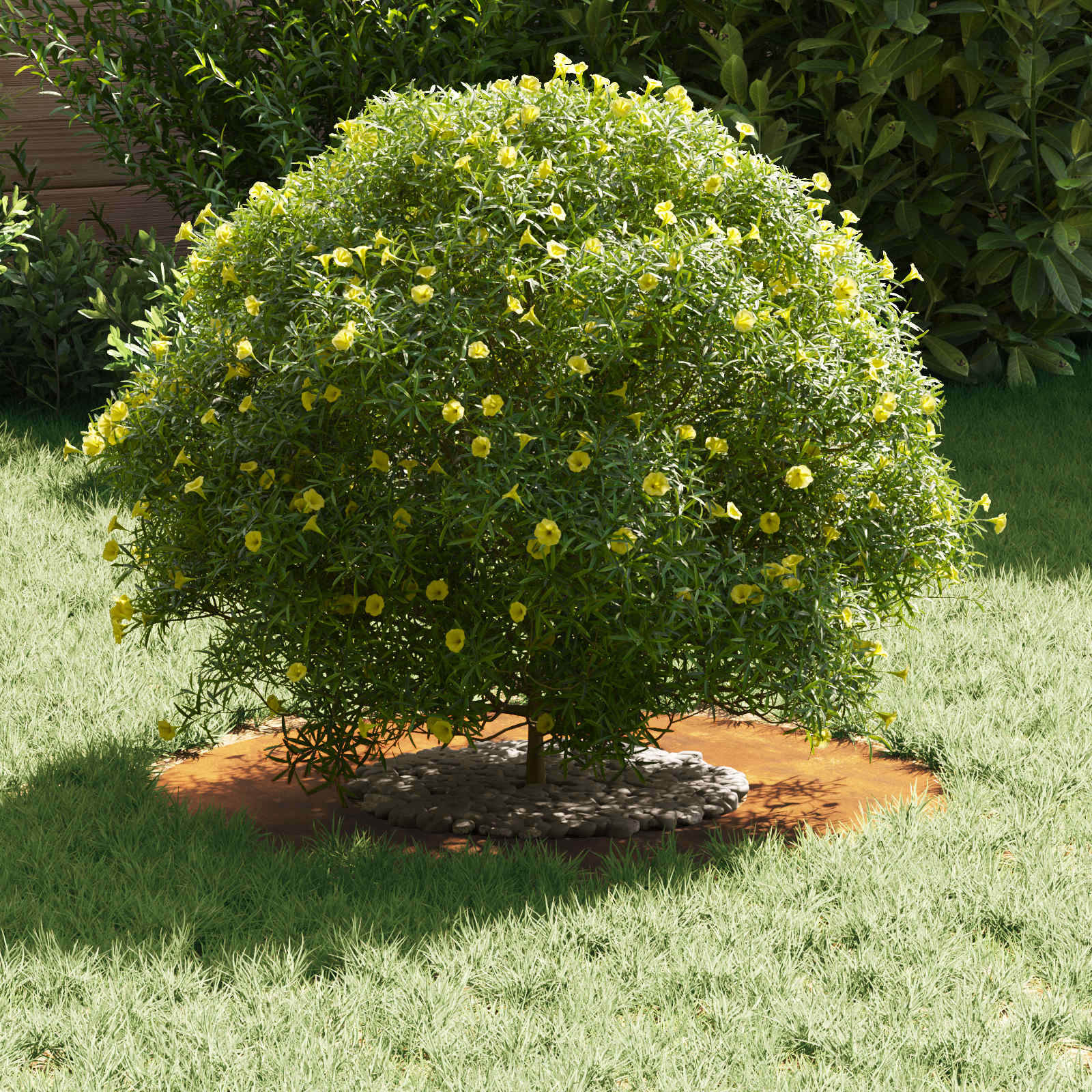 adatto per Anelli d'Albero Piatto 5 pcs Marrone Ø30 / 60 cm 873675