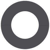 Anello piatto per albero Nero Ø40 / 70 cm Acciaio 873676