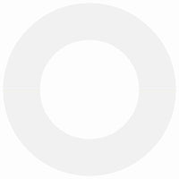 Anello piatto per albero Bianco Ø40 / 70 cm Acciaio 873678