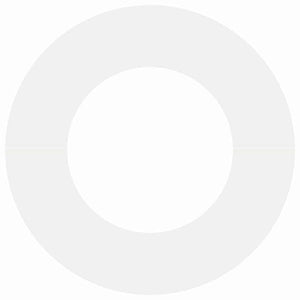 Anello piatto per albero Bianco Ø40 / 70 cm Acciaio 873678