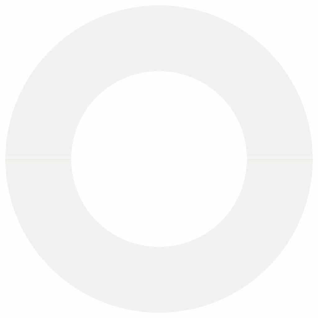 Anelli di Albero Piatto 5 pcs Bianco Ø40 / 70 cm Acciaio 873679