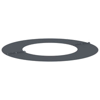 Anelli di Albero Piatto 5 pcs Antracite Ø40 / 70 cm Acciaio 873681