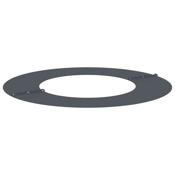 Anelli di Albero Piatto 5 pcs Antracite Ø40 / 70 cm Acciaio 873681