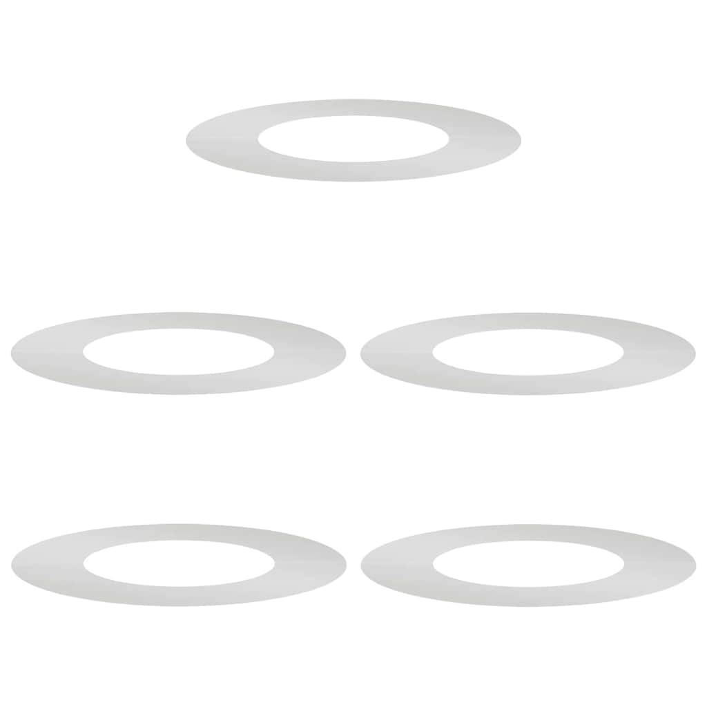 Anelli di Albero Piatto 5 pcs Argento Ø40 / 70 cm Acciaio zincato 873687