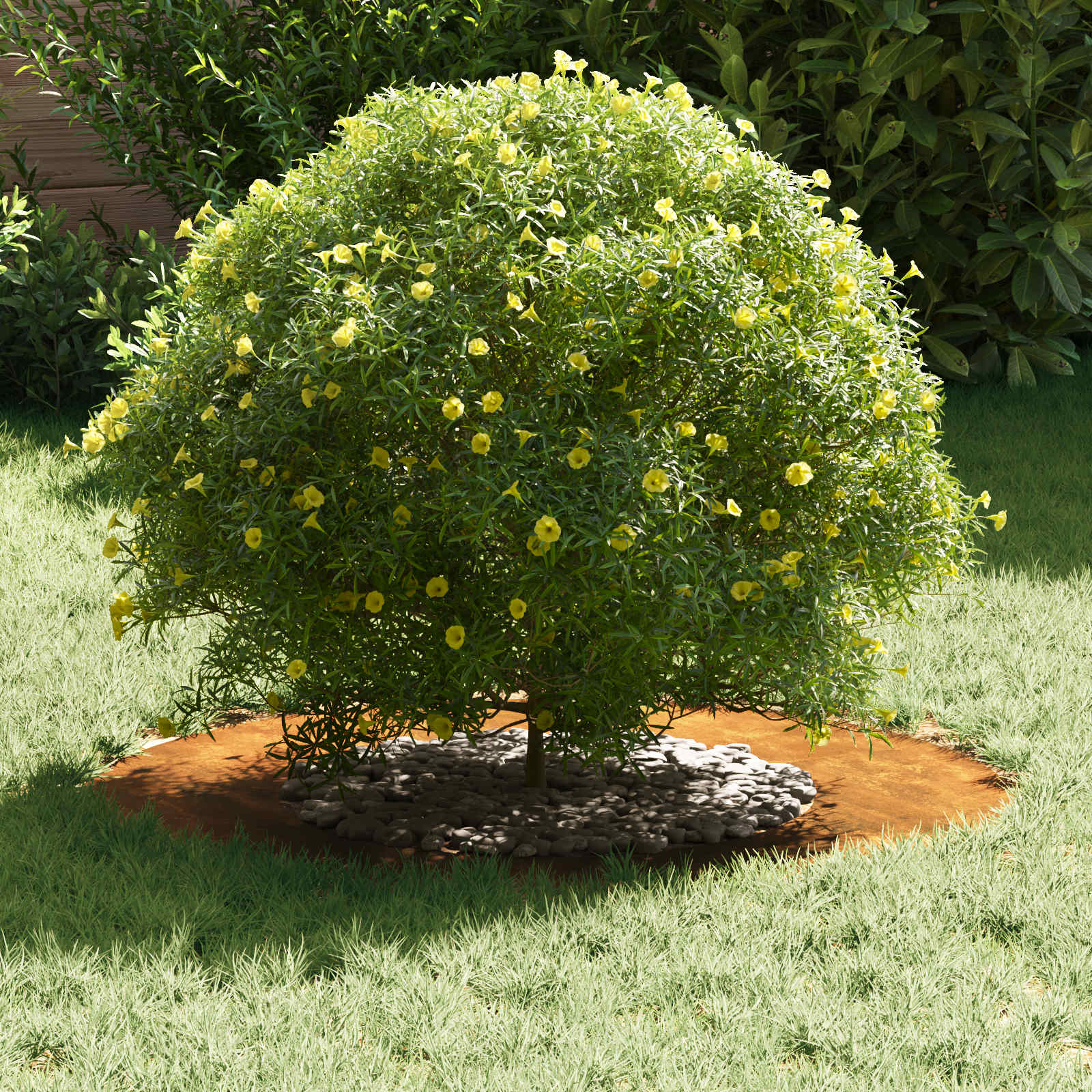 adatto per Anello d'Albero Piatto Marrone Ø40 / 70 cm 873688