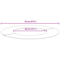 adatto per Anello d'Albero Piatto Marrone Ø40 / 70 cm 873688