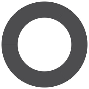 Anello piatto per albero Nero Ø50 / 80 cm Acciaio 873690