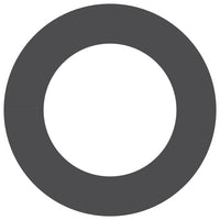 Anelli di Albero Piatto 5 pcs Nero Ø50 / 80 cm Acciaio 873691