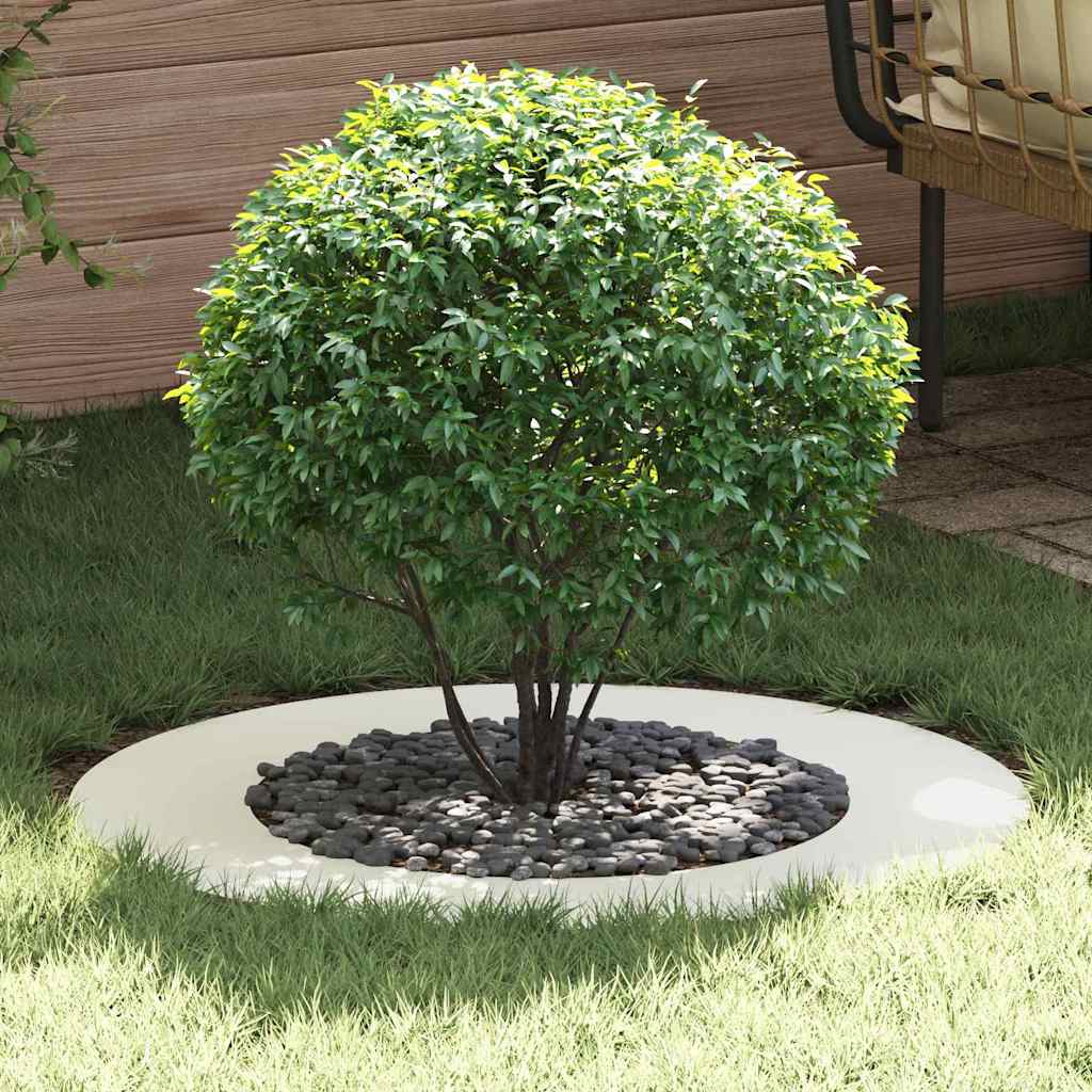 Anello piatto per albero Bianco Ø50 / 80 cm Acciaio 873692