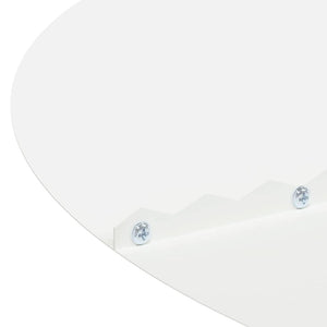 Anelli di Albero Piatto 5 pcs Bianco Ø50 / 80 cm Acciaio 873693