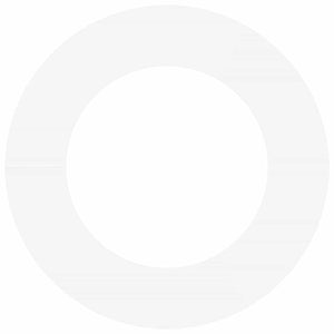 Anelli di Albero Piatto 5 pcs Bianco Ø50 / 80 cm Acciaio 873693