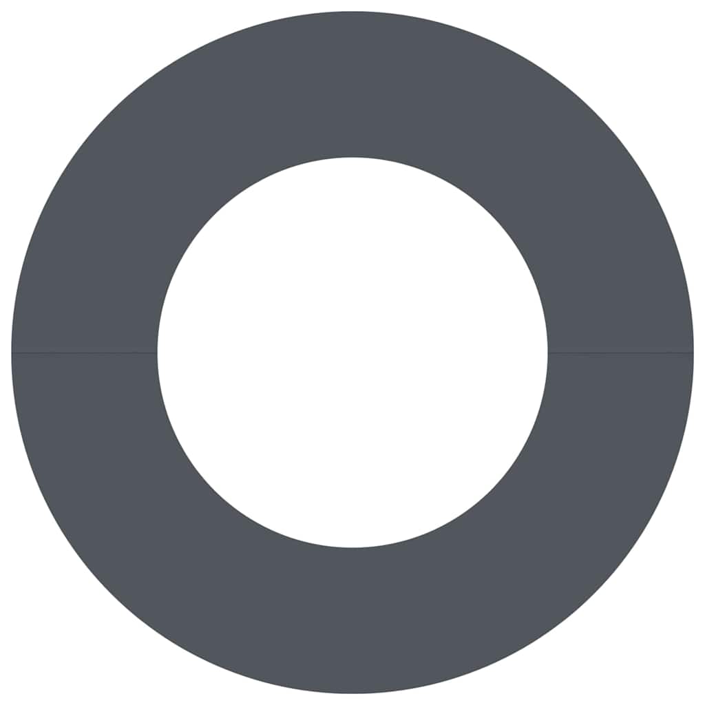 Anello piatto per albero Antracite Ø50 / 80 cm Acciaio 873694