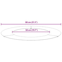 Anelli di Albero Piatto 5 pcs Oliver verde Ø30 / 60 cm Acciaio 873697