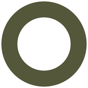 Anelli di Albero Piatto 5 pcs Oliver verde Ø30 / 60 cm Acciaio 873697