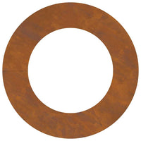 vidaXL Anello piatto per albero Marrone Ø50 / 80 cm acciaio corten