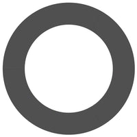 Anello piatto per albero Nero Ø60 / 90 cm Acciaio 873704