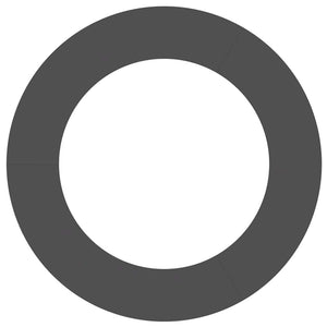 Anello piatto per albero Nero Ø60 / 90 cm Acciaio 873704