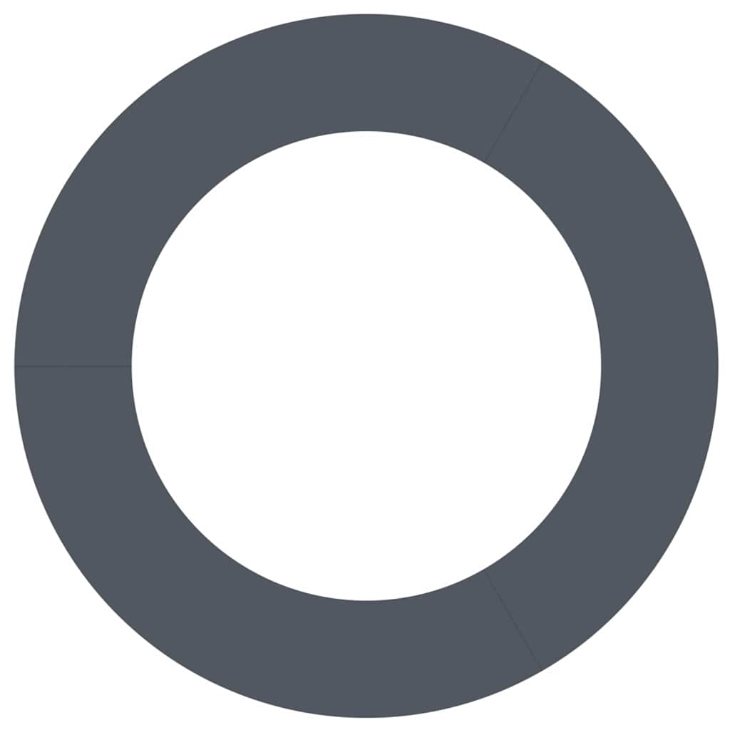 Anello piatto per albero Antracite Ø60 / 90 cm Acciaio 873708