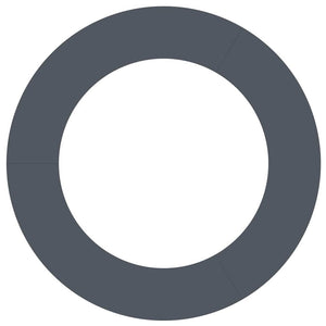 Anello piatto per albero Antracite Ø60 / 90 cm Acciaio 873708