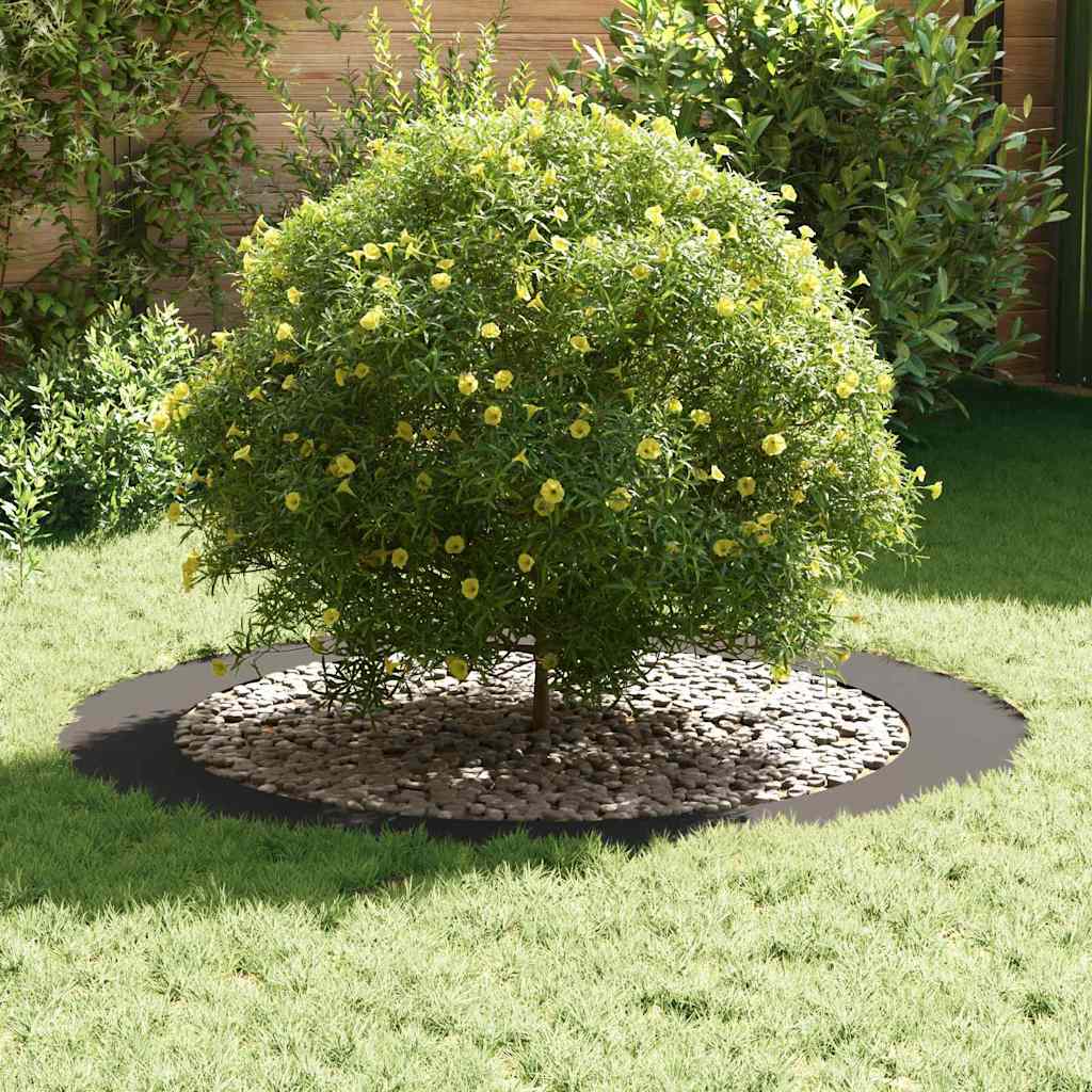 Anello piatto per albero Nero Ø90 / 120 cm Acciaio 873718