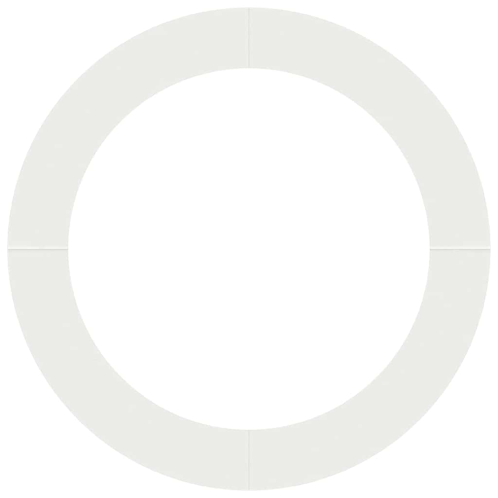 Anello piatto per albero Bianco Ø90 / 120 cm Acciaio 873720