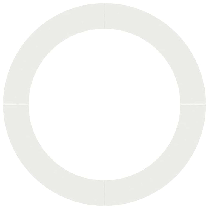 Anello piatto per albero Bianco Ø90 / 120 cm Acciaio 873720