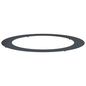 Anello piatto per albero Antracite Ø90 / 120 cm Acciaio 873722