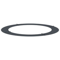 Anelli di Albero Piatto 5 pcs Antracite Ø90 / 120 cm Acciaio 873723