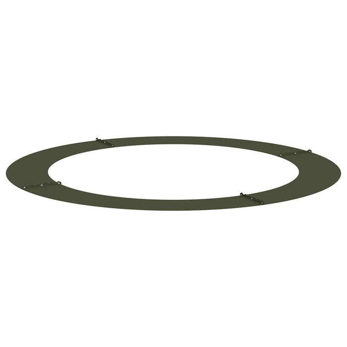 Anelli di Albero Piatto 5 pcs Oliver verde Ø90 / 120 cm Acciaio 873725