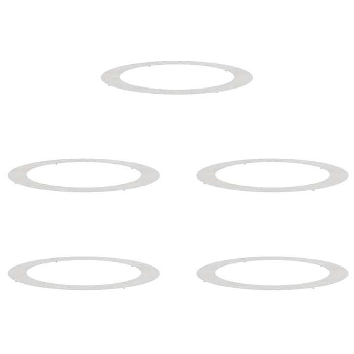 Anelli di Albero Piatto 5 pcs Argento Ø90 / 120 cm 873727